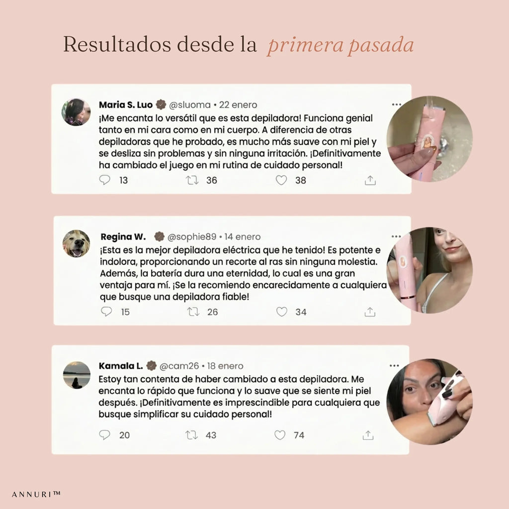 Depiladora DOBLE Cabezal |  ANNURI™